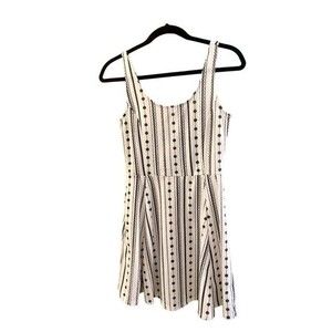 H&M Black & White Pattern Skater Dress​